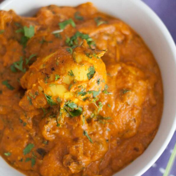 https://www.pontalo.net - शाही अंडे की करी रेसिपी - Shahi Egg Curry Recipe In Tomato & Cashew Gravy