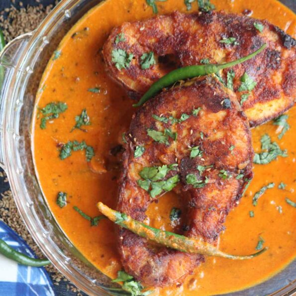 https://www.pontalo.net - Amritsari Fish Gravy Recipe