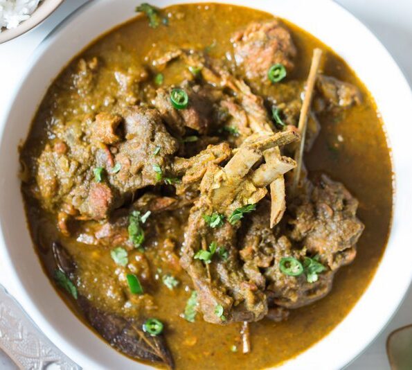 https://www.pontalo.net - Andhra Style Mutton Curry Recipe