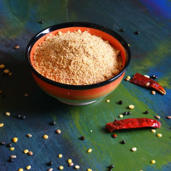 https://www.pontalo.net - Andhra Style Paruppu Podi Recipe - Dal Podi