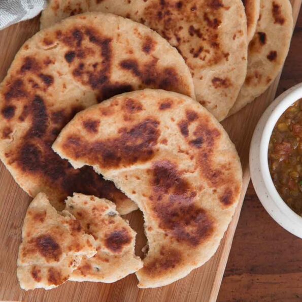 https://www.pontalo.net - Awadhi Style Sheermal Recipe - Sweet Flat Bread