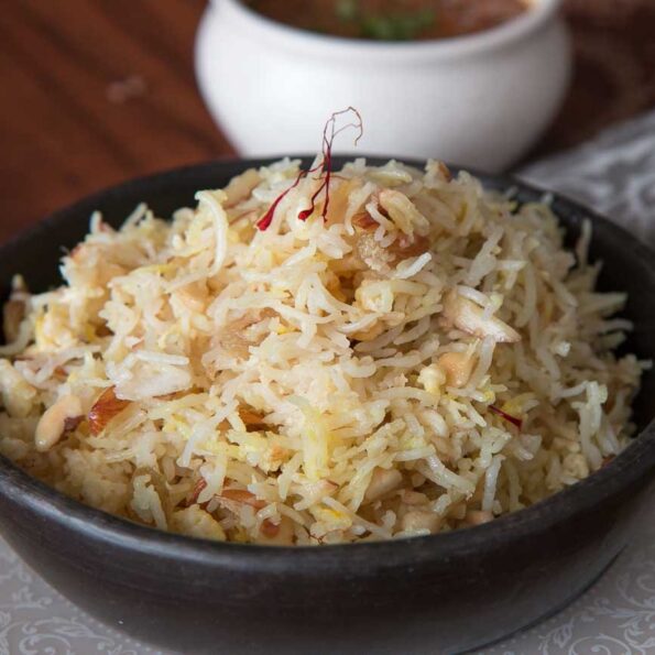 https://www.pontalo.net - Awadhi Style Zarda Pulao Recipe