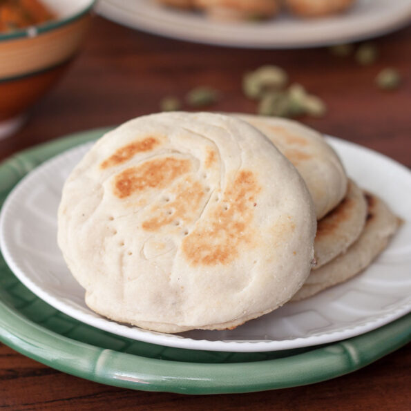 https://www.pontalo.net - Awadh Style Bakarhani Roti Recipe ( Thick Spiced Flat-Bread Recipe )