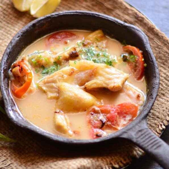 https://www.pontalo.net - Baked Fish In Coconut Milk Recipe