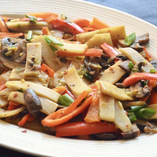 https://www.pontalo.net - Bamboo Shoot Stir Fry Recipe