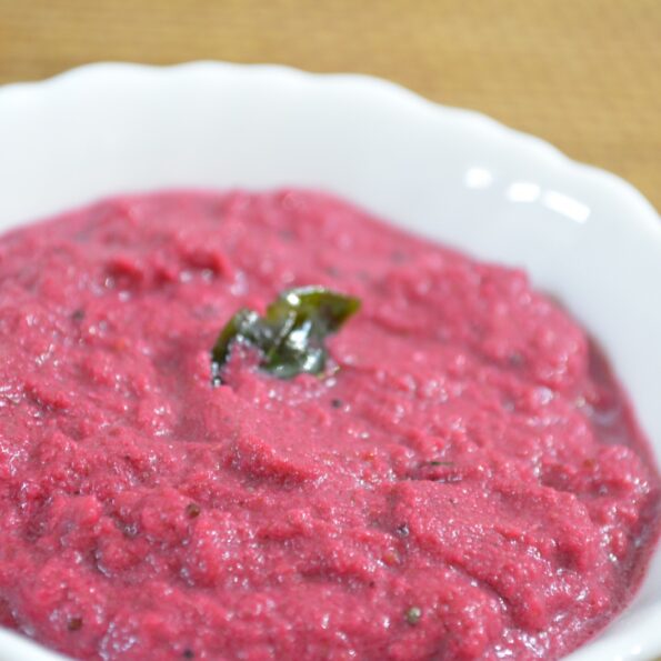 https://www.pontalo.net - Beetroot Chutney Recipe