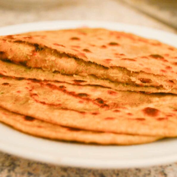 https://www.pontalo.net - Broccoli Paratha Recipe