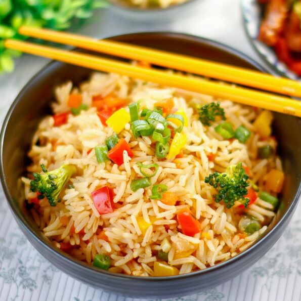 https://www.pontalo.net - ब्रोकली और पेप्पर राइस रेसिपी - Broccoli & Pepper Rice (Recipe In Hindi)