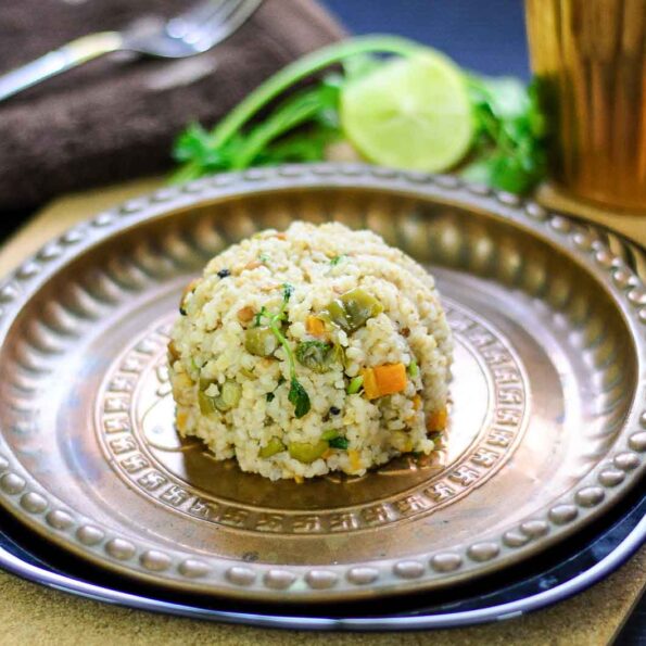 https://www.pontalo.net - Broken Barley Upma Recipe