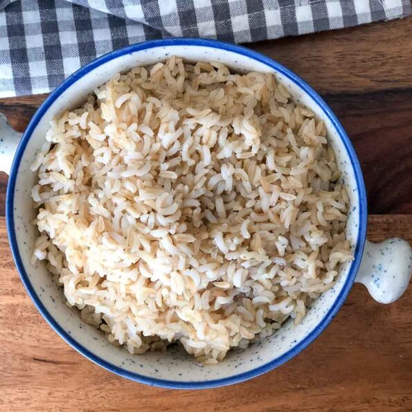 https://www.pontalo.net - Brown Rice In Pressure Cooker Method