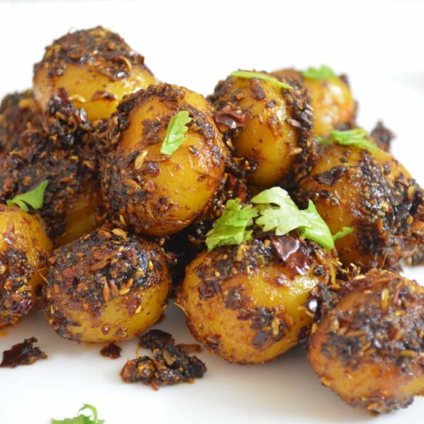 https://www.pontalo.net - चटपटा आलू रेसिपी - Chatpata Baby Potato (Recipe In Hindi)