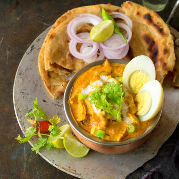 https://www.pontalo.net - Chicken Bharta Recipe - Dhaba Style Chicken Masala