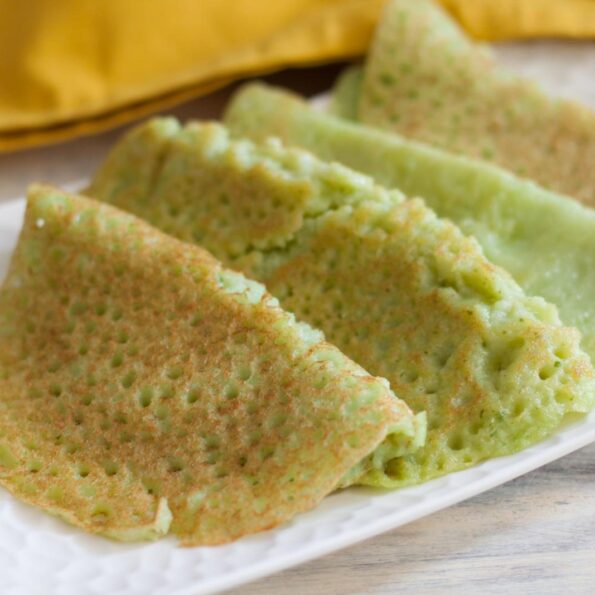 https://www.pontalo.net - Cucumber Neer Dosa Recipe-Rice Pancake