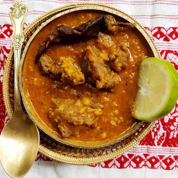 https://www.pontalo.net - Daal Gosht Recipe-Mutton Curry With Lentils