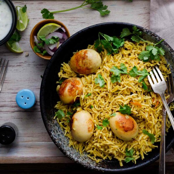 https://www.pontalo.net - Egg Pulao Recipe