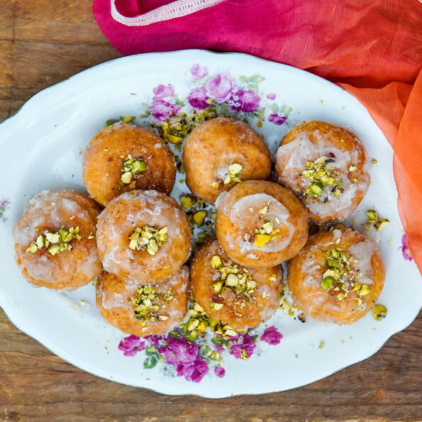 https://www.pontalo.net - Badusha Recipe | Balushahi Recipe - Sweet Indian Doughnut