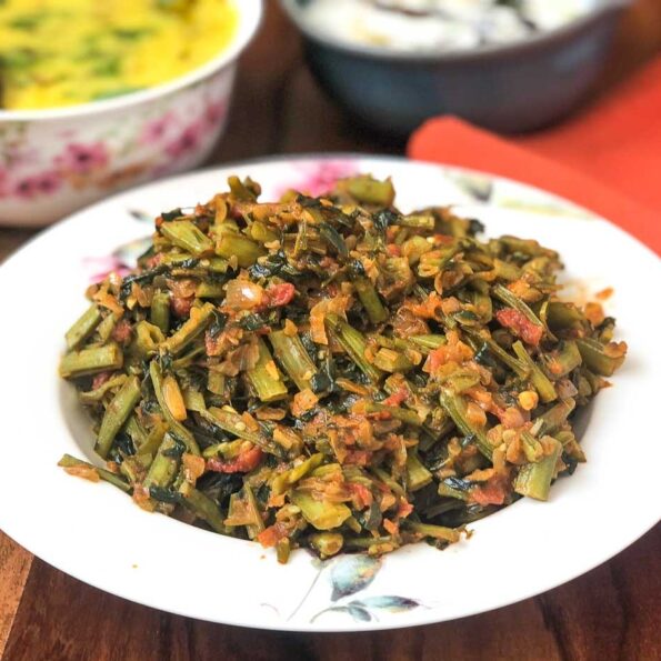 https://www.pontalo.net - Gawar Phali Methi Ki Sabzi Recipe -Cluster Beans Methi Sabzi