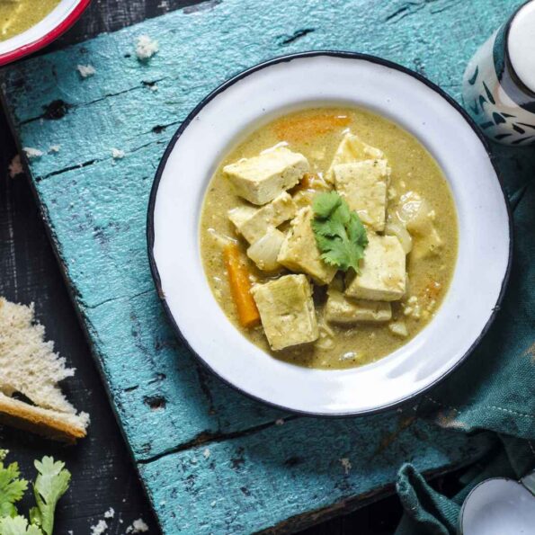 https://www.pontalo.net - अदरक लहुसन टोफू करी रेसिपी - Ginger Garlic Tofu Curry (Recipe In Hindi)