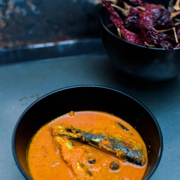 https://www.pontalo.net - Goan Style Tallyanche Hooman Recipe (Sardine Curry)