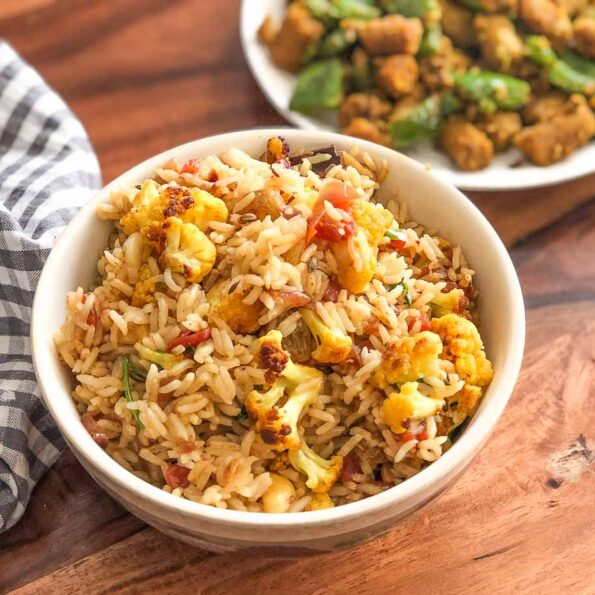 https://www.pontalo.net - गोबी बिरयानी रेसिपी - Gobi Biryani (Recipe In Hindi)