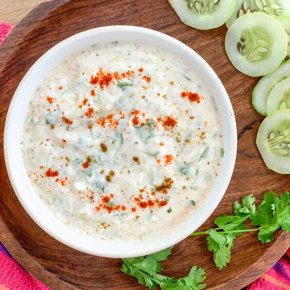 https://www.pontalo.net - कसी हुई ककड़ी का रायता रेसिपी - Grated Cucumber Raita Recipe