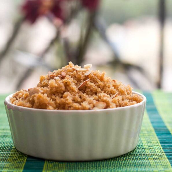 https://www.pontalo.net - Lapsi Recipe  - Sweetened Gujarati Broken Wheat