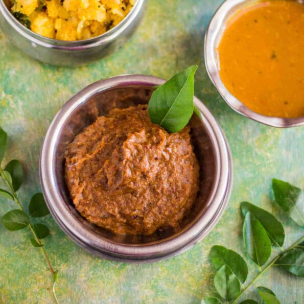 https://www.pontalo.net - Inji Thogayal Recipe - Spicy & Delicious Ginger Chutney