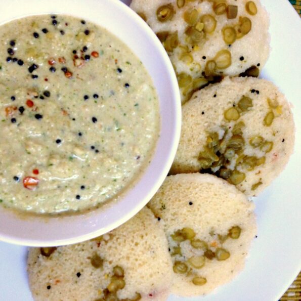 https://www.pontalo.net - Instant Masala Beans Idli Recipe