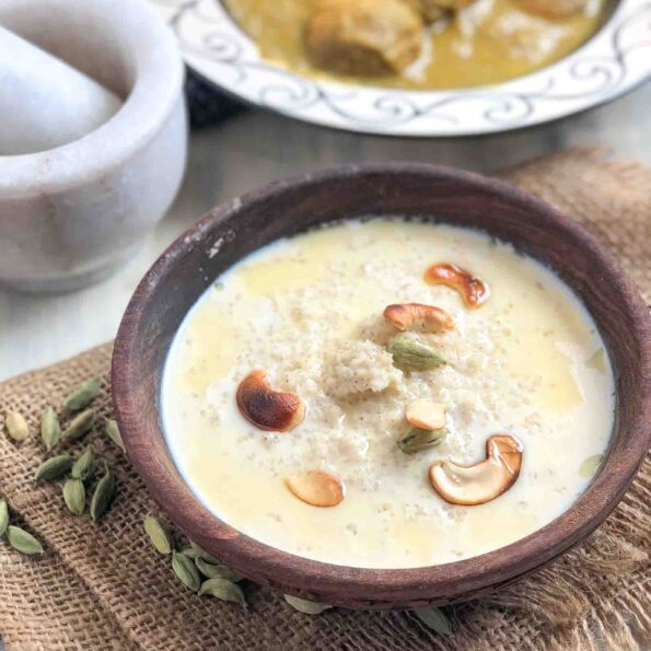 https://www.pontalo.net - Barnyard Millet Jaggery Payasam Recipe