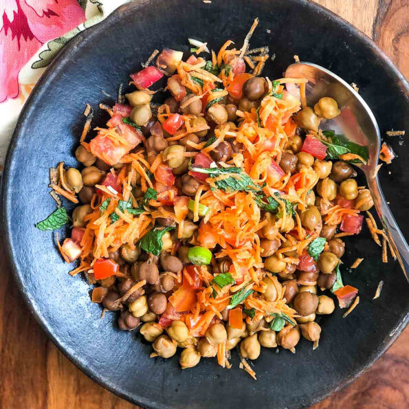 https://www.pontalo.net - काला चना सलाद रेसिपी - Kala Chana Salad Recipe