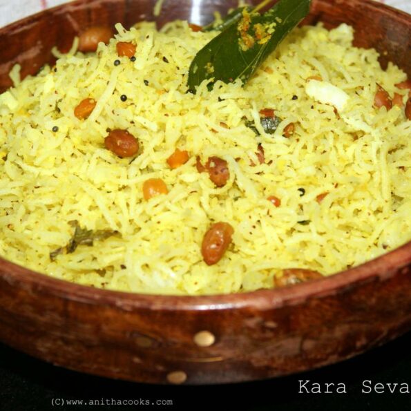 https://www.pontalo.net - Kara Sevai Recipe (Lemon Vermicelli)