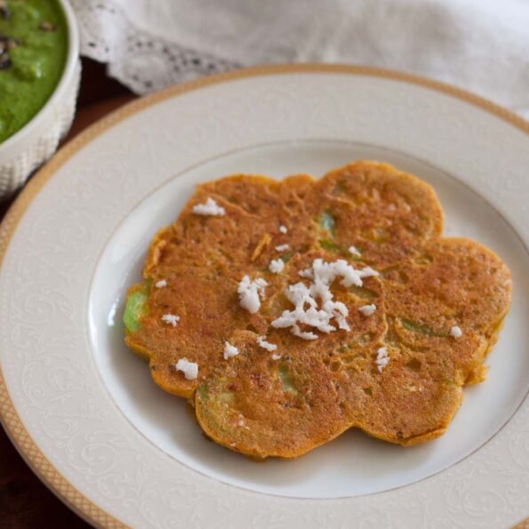 https://www.pontalo.net - Karnataka Style Heerekai Dosa Recipe-Ridge Gourd Dosa Recipe