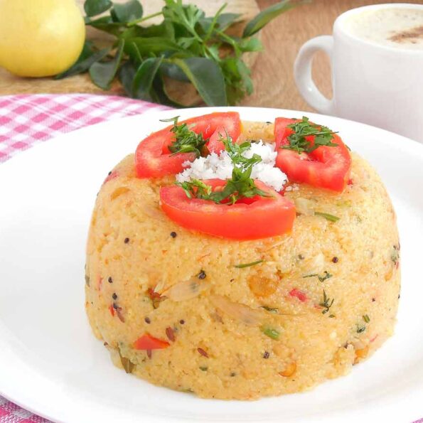 https://www.pontalo.net - Sooji Upma Recipe With Coconut