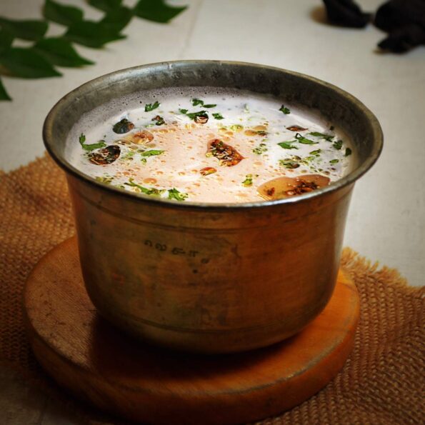 https://www.pontalo.net - Karwar Style Lasani Kadhi Recipe - Kokum And Coconut Milk Curry