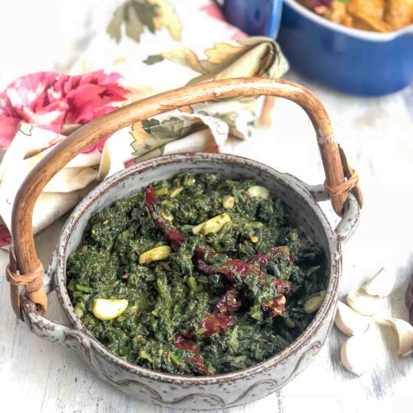 https://www.pontalo.net - कश्मीरी साग रेसिपी - Kashmiri Saag Recipe