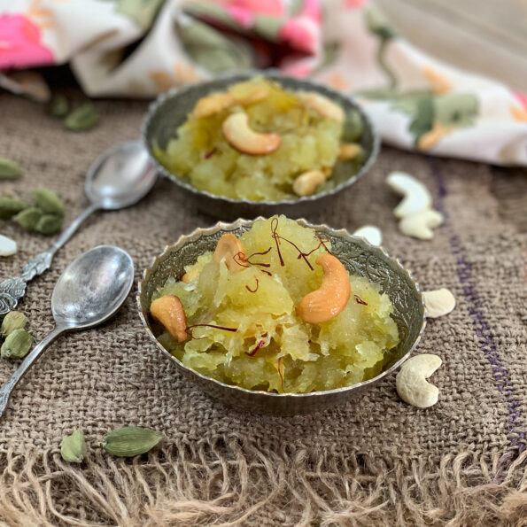 https://www.pontalo.net - Karnataka Style Kashi Halwa Recipe With Ash Gourd