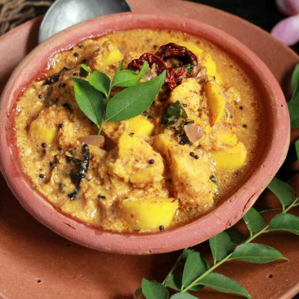 https://www.pontalo.net - केरला स्टाइल अरबी की सब्ज़ी रेसिपी - Kerala Style Arbi Curry