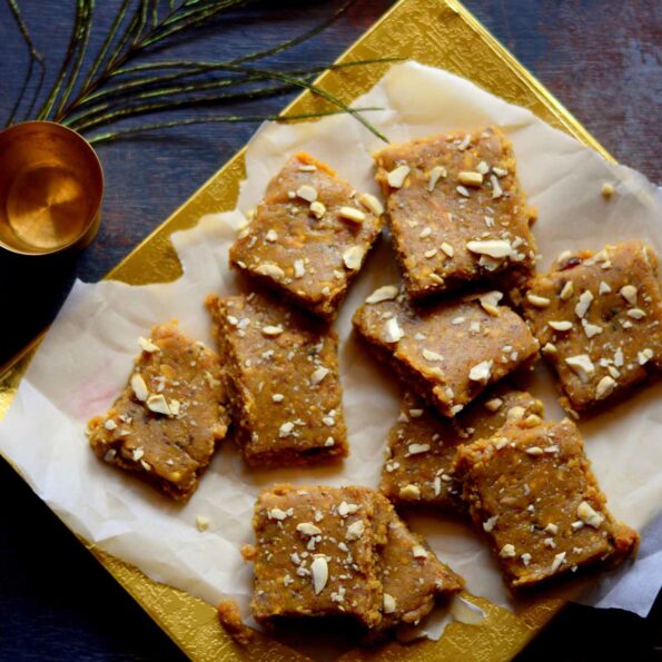 https://www.pontalo.net - Khurchan Mawa Burfi Recipe