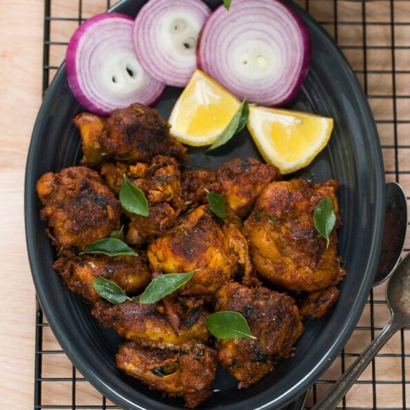 https://www.pontalo.net - Kongunad Chicken Fry Recipe