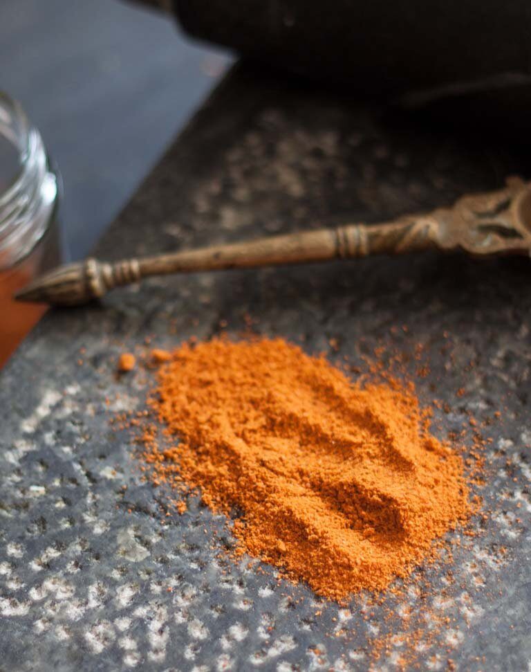 https://www.pontalo.net - Konkani Style Koli Masala Recipe- Spice Mix