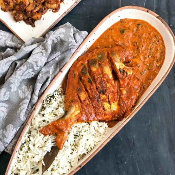 https://www.pontalo.net - Lagan Ki Machli Recipe - Delicious Pomfret Curry