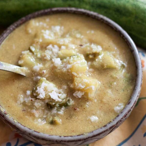 https://www.pontalo.net - Maharashtrian Style Kakdichi Amti (Cucumber Gravy Recipe)