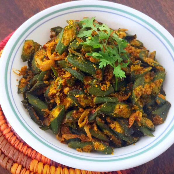 https://www.pontalo.net - मकई वाली भिंडी रेसिपी - Makai Wali Bhindi Recipe