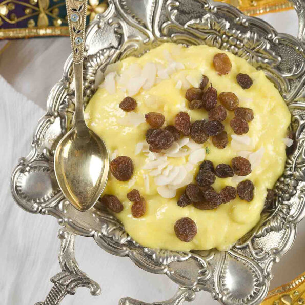 https://www.pontalo.net - Makhane Ki Phirni Recipe - Lotus Seed Milk Pudding