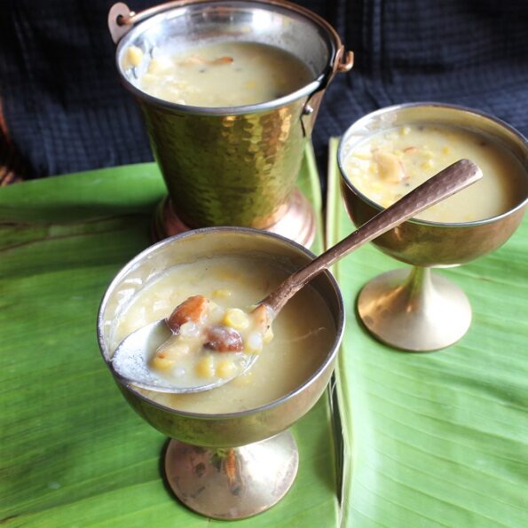 https://www.pontalo.net - Manganem Recipe - Goan Style Chana Dal Payasam