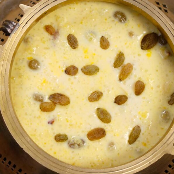 https://www.pontalo.net - Mango Payasam Recipe-Mambazha Payasam - Onam Special