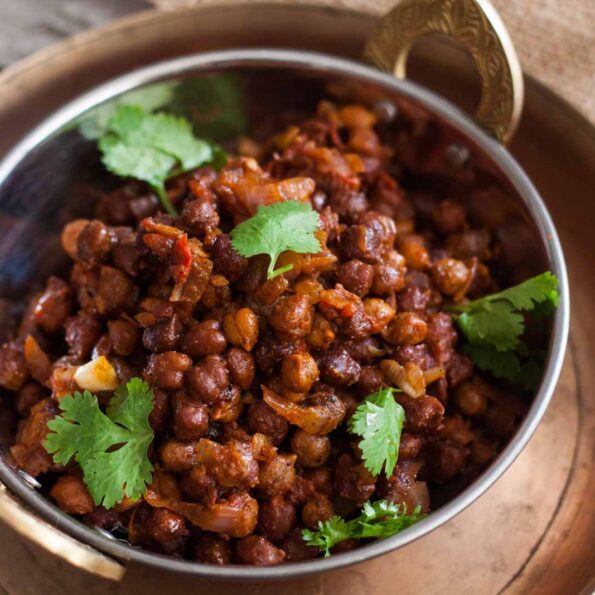 https://www.pontalo.net - Chana Kanghou Recipe - Manipuri Style Kala Chana Sabzi