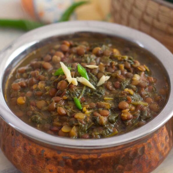 https://www.pontalo.net - Methi Masoor Dal Recipe With Whole Masoor