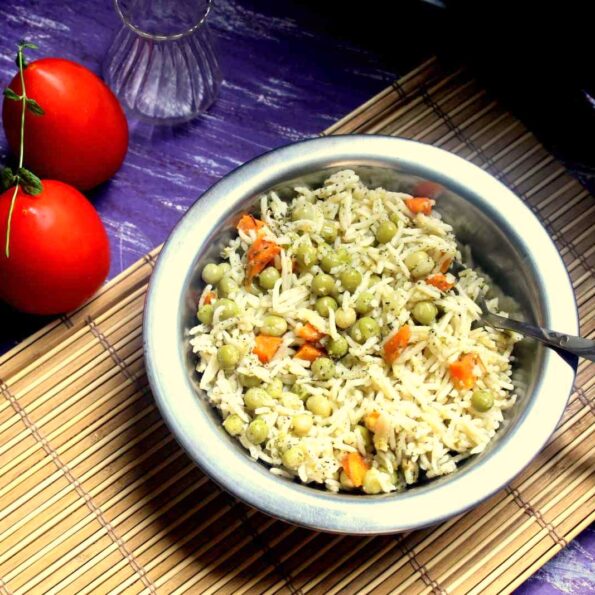 https://www.pontalo.net - Mint Flavoured Mixed Vegetable Pulao Recipe