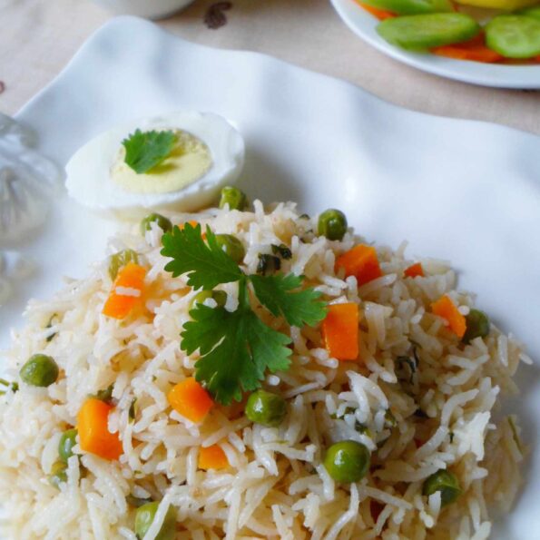 https://www.pontalo.net - Aromatic Vegetable Pulao Recipe